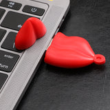 Maxbell Novelty Lips Shape Flash Drive Pen Data Storage Memory Stick USB 2.0 U-Disk 8GB