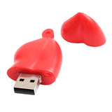Maxbell Novelty Lips Shape Flash Drive Pen Data Storage Memory Stick USB 2.0 U-Disk 8GB