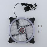 Maxbell 12CM LED Computer Case Cooling Fan for PC Green Light Loop