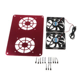 Maxbell 120mm USB Router Cooler for Netgear R8500/R6220/R6900/R7000 Red