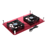 Maxbell 120mm USB Router Cooler for Netgear R8500/R6220/R6900/R7000 Red