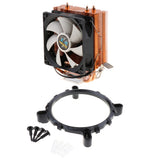 Maxbell 90mm Quiet Computer CPU Cooling Fan 3 Pin Wire LED CPU Cooler Colorful