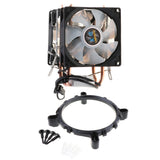 Maxbell 3 Pin Liquid CPU Cooler Cooling Fan Silent Radiator Colorful breathing light