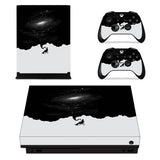 Maxbell For Xbox One X Console Skin Decal Sticker+2 Controller Skin Contemplator