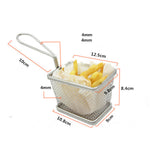 Maxbell Stainless Steel Food French Fries Frying Basket Kitchen Mesh Strainer  B