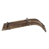 Maxbell Bamboo Raft Coasters Rectangle Kung Fu Tea Accessories Home Decor 34x9x2cm