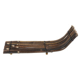 Maxbell Bamboo Raft Coasters Rectangle Kung Fu Tea Accessories Home Decor 34x9x2cm