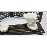 Maxbell Bamboo Raft Coasters Rectangle Kung Fu Tea Accessories Home Decor 34x9x2cm