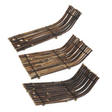 Maxbell Bamboo Raft Coasters Rectangle Kung Fu Tea Accessories Home Decor 34x19x2cm