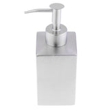 Maxbell 330ml Square Liquid Soap Dispenser Stainless Steel Hand Sanitizer Bottles