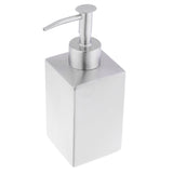 Maxbell 330ml Square Liquid Soap Dispenser Stainless Steel Hand Sanitizer Bottles