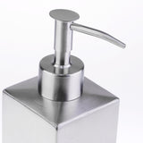 Maxbell 330ml Square Liquid Soap Dispenser Stainless Steel Hand Sanitizer Bottles