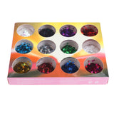 Maxbell Nail Art Decoration Sticker Nail Glitter Sequins Design 3D DIY Tip Charms  1