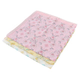 Maxbell 3 Pieces Women Handkerchiefs 100% Premium Cotton Floral Print Pocket Flower