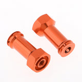 Maxbell 4pc 12mm Wheel Hex Hub 25mm Extension Adapter for Wltoys A979 A969 Orange