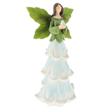 Maxbell Resin Angel Figurine Creative Sculptures Statue Desk Decoration Gift Blue