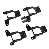 Maxbell Metal Front & Rear Metal Shock Absorber Mount for 1/10 RC Crawler Car Black