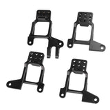 Maxbell Metal Front & Rear Metal Shock Absorber Mount for 1/10 RC Crawler Car Black