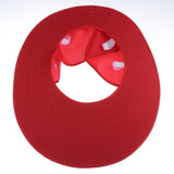 Maxbell Summer Neck Sun Shield,Full Brim Sunshade for Hard Hat   Red