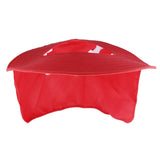 Maxbell Summer Neck Sun Shield,Full Brim Sunshade for Hard Hat   Red