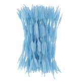 Maxbell 100pcs Chenille Stems Pipe Cleaners Kids Craft Toys Twist Rods light blue