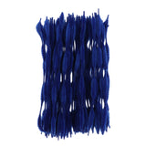 Maxbell 100pcs Chenille Stems Pipe Cleaners Kids Craft Toys Twist Rods dark blue