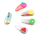 Maxbell 5Pcs Solid Hairpin Hair Clips No Slip Snap Barrettes Hair Jewelry