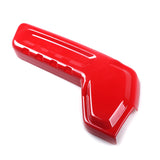 Maxbell 2 Pieces Auto Seat Handle Button Cover Trim For Jeep Wrangler 2018 Red