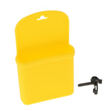 Maxbell Car Air Vent Mobile Phone Pouch Debris Storage Bag Pocket With Hook Yellow