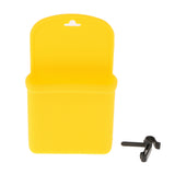 Maxbell Car Air Vent Mobile Phone Pouch Debris Storage Bag Pocket With Hook Yellow