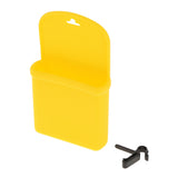 Maxbell Car Air Vent Mobile Phone Pouch Debris Storage Bag Pocket With Hook Yellow