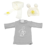 Maxbell Doll Clothes Dress Hat Scarf for 18inch Doll