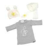 Maxbell Doll Clothes Dress Hat Scarf for 18inch Doll