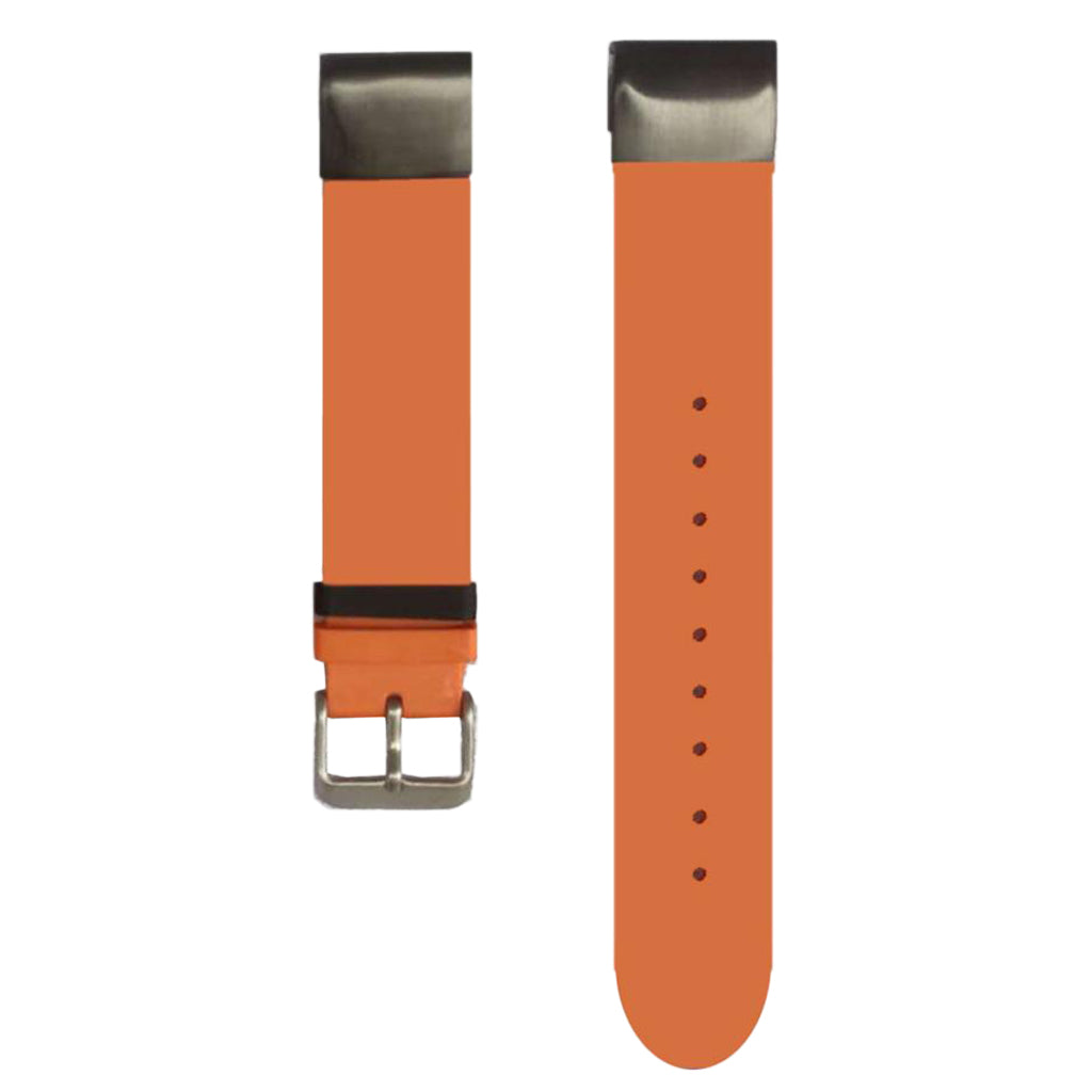 Maxbell Watch Strap Band Silicone For Garmin Fenix 5S/5S Plus Orange+Black