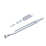 Maxbell Motorcycle Gear Shift Linkage Shifter Link for Harley Silver - 1 Hole