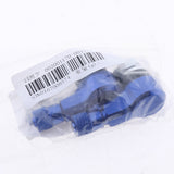 Maxbell 2pcs Blue CNC Aluminum Motorcycle Tyre Tire Valve Stem 90 Degree