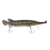 Maxbell Multi Jointed Fishing Lure 20cm/70g Fishing Bait 7 Section Swimbait Gray