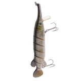 Maxbell Multi Jointed Fishing Lure 20cm/70g Fishing Bait 7 Section Swimbait White