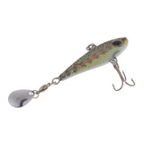 Maxbell Leads Fishing Lures Hard Baits Spinners Spoon Metal Sequins Treble Hook Color 11