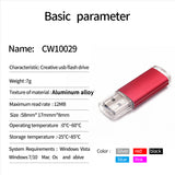 Maxbell Red Fast Speed USB2.0 Shockproof Storage Flash Drive U Disk Memory Disk 32GB