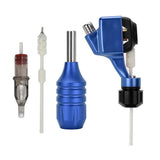 Maxbell Newest Design Kirsite Tattoo Machine Rotary Tattoo Gun Needle for Body Art Blue