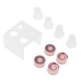 Maxbell Lipstick Ring Mold Holder Lip Balm DIY Mould Crafts Tools Set Rose Red-Beak