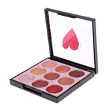 Maxbell 9 Colors Glitter Shimmer Eyshadow Makeup Palette Beauty Eyes Matte Set 1#