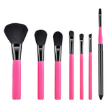 Maxbell Makeup Brushes Set Concealer/Lip/Eyebrow Line/Powder/Foundation Brush Tool Rose Red