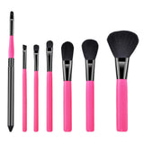 Maxbell Makeup Brushes Set Concealer/Lip/Eyebrow Line/Powder/Foundation Brush Tool Rose Red