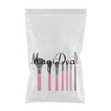 Maxbell Makeup Brushes Set Concealer/Lip/Eyebrow Line/Powder/Foundation Brush Tool Rose Red