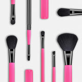Maxbell Makeup Brushes Set Concealer/Lip/Eyebrow Line/Powder/Foundation Brush Tool Rose Red