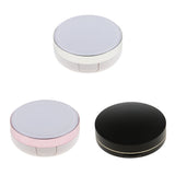 Maxbell Round Empty Luxurious Portable Air Cushion Puff Box BB Cream Container Case Black