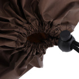 Maxbell 2PCS Universal Automobile Rearview Mirror Dust /Snow Cover Waterproof Brown
