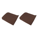 Maxbell 2PCS Universal Automobile Rearview Mirror Dust /Snow Cover Waterproof Brown